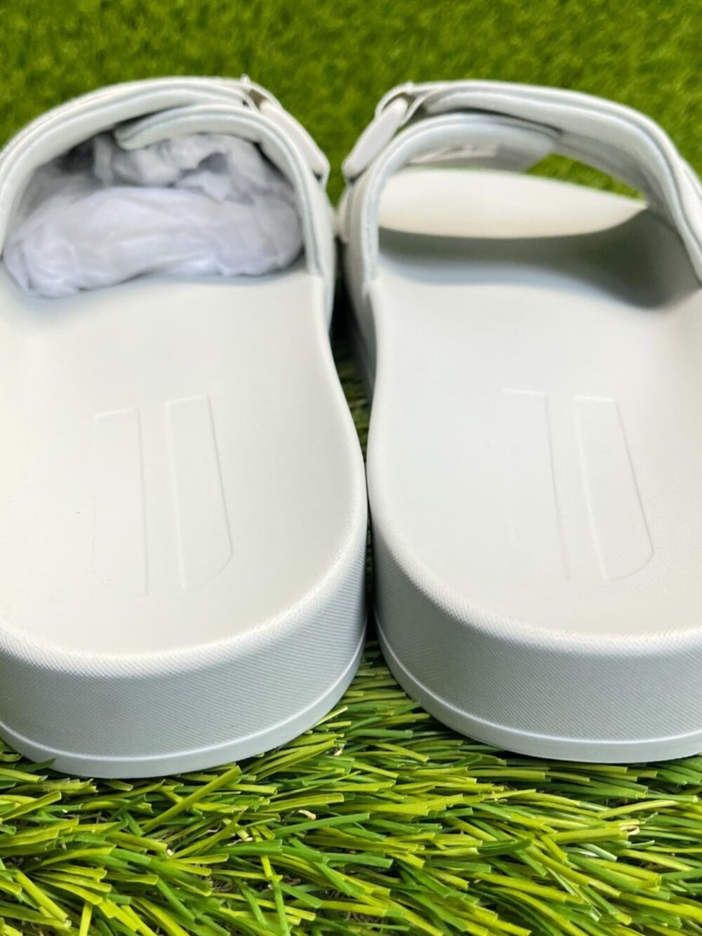 Nobull Mens Size 11 Gray Green Beach Outdoor Slip-On Adjustable Slide Sandals - Picture 6 of 10